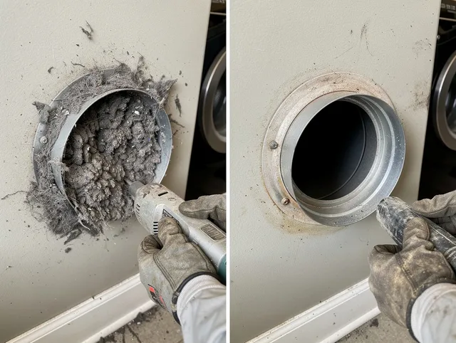 Professional clogged vent cleaning by West Palm Beach Dryer Vent Cleaning in West Palm Beach