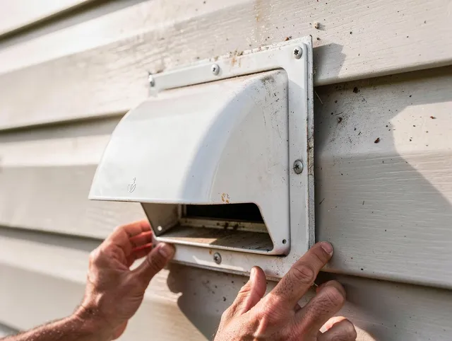 West Palm Beach Dryer Vent Cleaning technician delivering thorough residential dryer vent cleaning service in West Palm Beach
